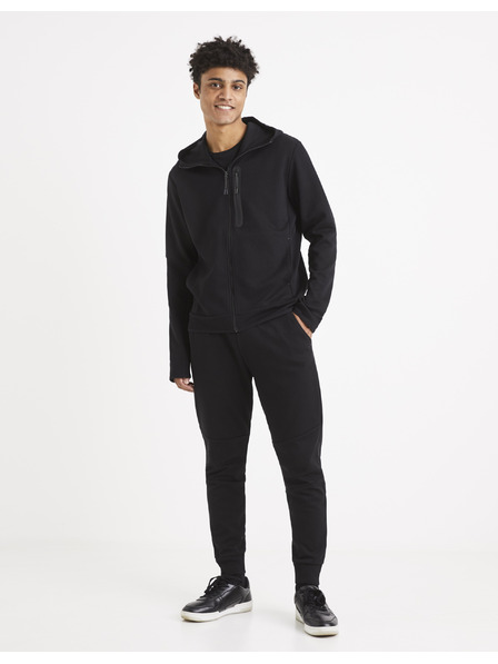 Celio Černá basic mikina Celio Veyoke