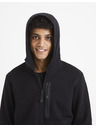 Celio Černá basic mikina Celio Veyoke