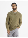 Celio Khaki basic svetr Celio Vecold