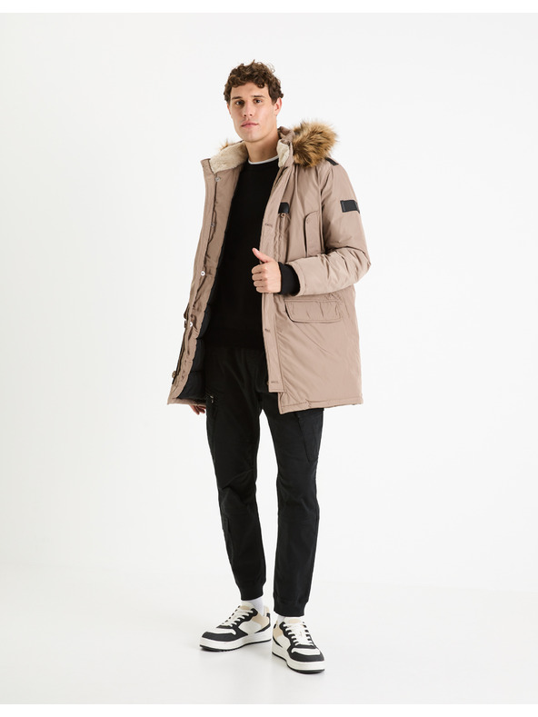 Celio Černý pánský vlněný svetr Celio