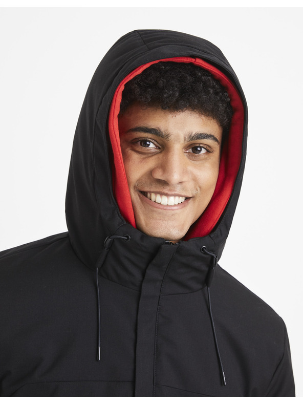 Celio Černá pánská bunda Celio Vuhero