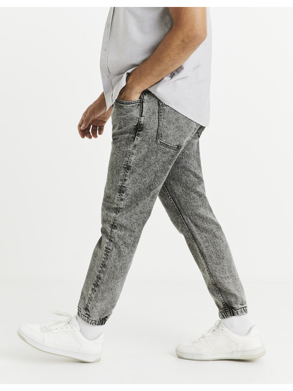 Celio Šedé pánské džínové kalhoty Celio Vojog3