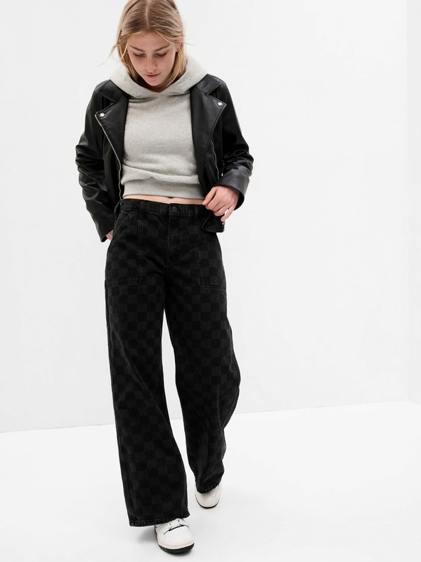 GAP Dětské džíny wide stride GAP