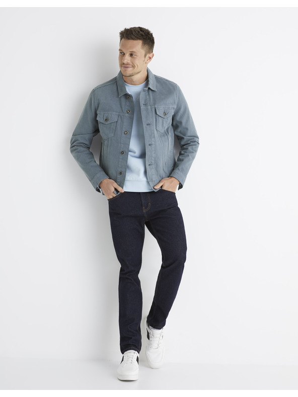 Celio Tmavě modré pánské slim fit džíny Celio Bonew25t
