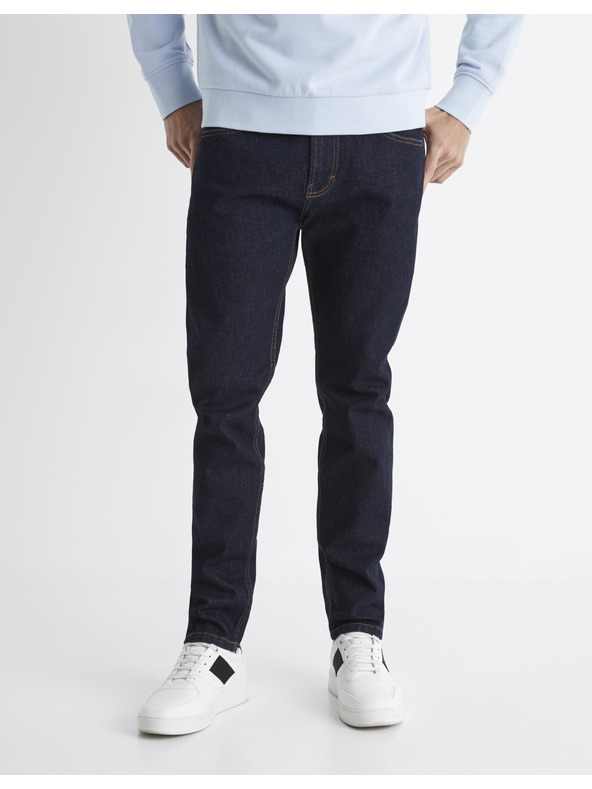 Celio Tmavě modré pánské slim fit džíny Celio Bonew25t