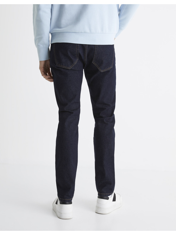 Celio Tmavě modré pánské slim fit džíny Celio Bonew25t