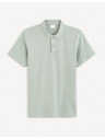 Celio Světle šedé pánské basic polo tričko Celio Feflame