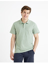 Celio Světle šedé pánské basic polo tričko Celio Feflame