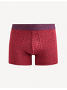 Celio Červené pánské vzorované boxerky Celio Fipaisle