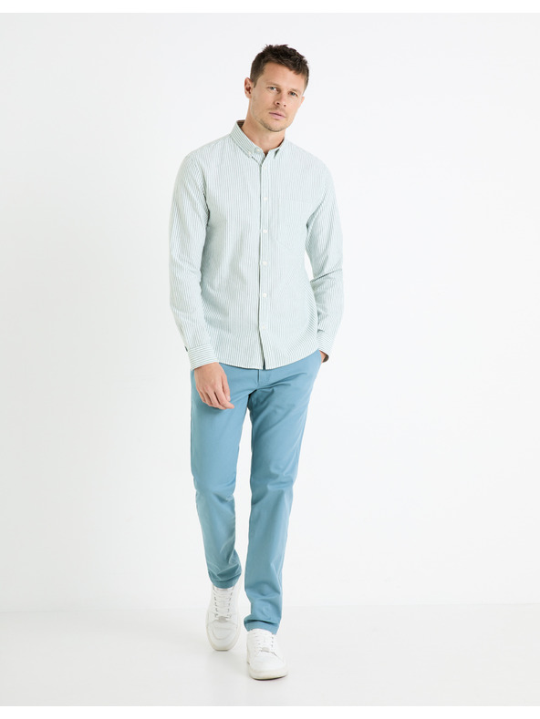 Celio Světle modré pánské chino kalhoty Celio Tocharles