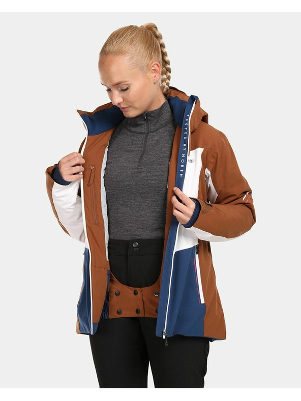Kilpi Hnědá dámská zimní bunda Kilpi Valera-W