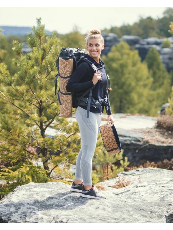 Kilpi Světle šedé dámské sportovní legíny Kipi SEAMIO