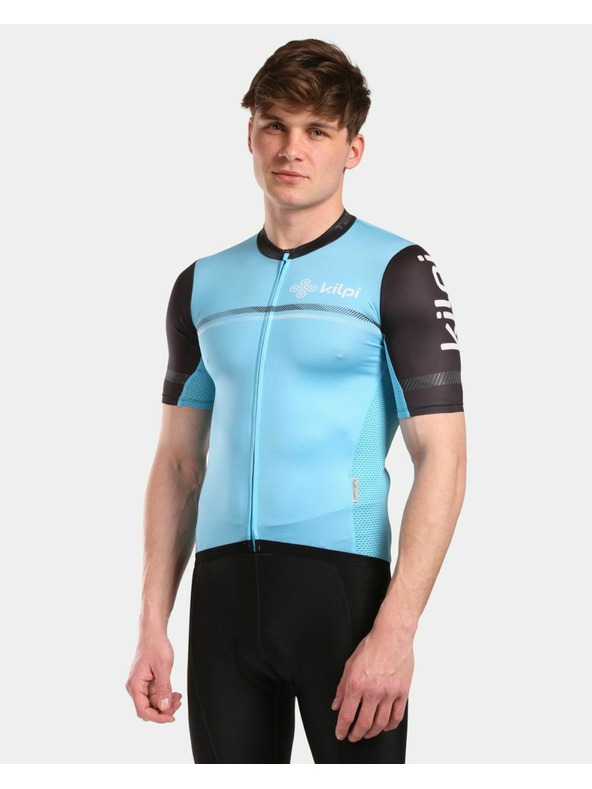 Kilpi Světle modré pánské sportovní tričko na zip Kilpi CORRIDOR