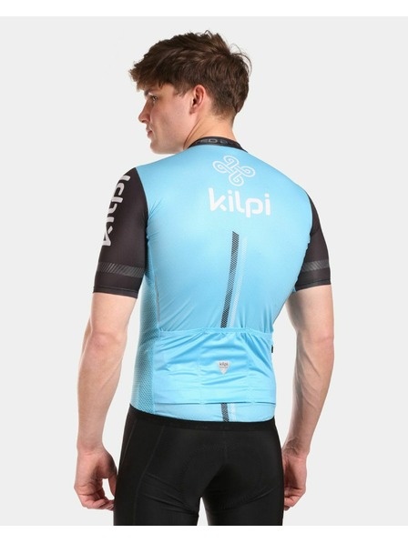 Kilpi Světle modré pánské sportovní tričko na zip Kilpi CORRIDOR