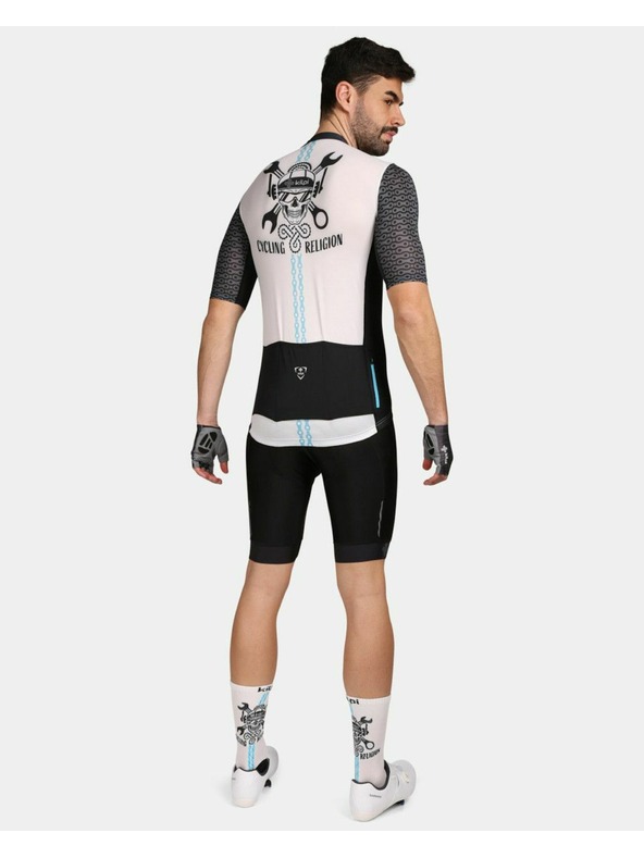 Kilpi Bílé pánské sportovní tričko na zip Kilpi RIVAL