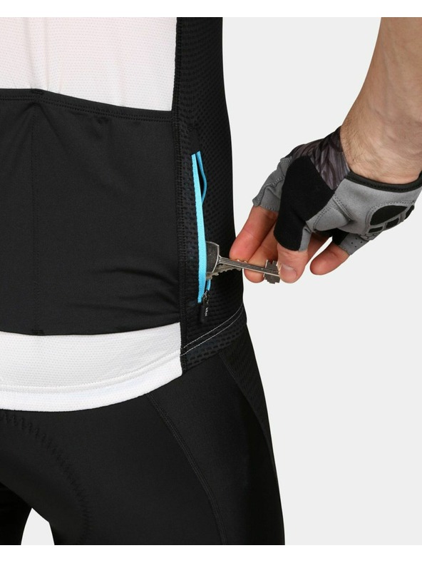 Kilpi Bílé pánské sportovní tričko na zip Kilpi RIVAL