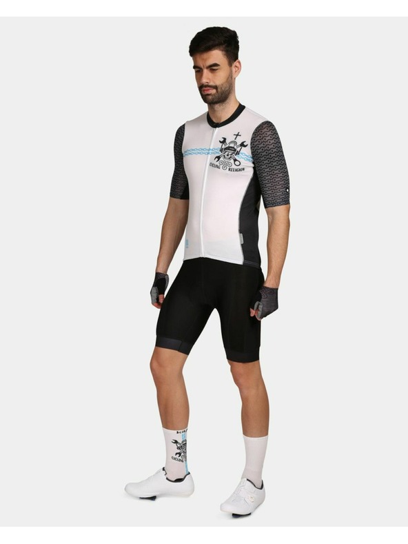 Kilpi Bílé pánské sportovní tričko na zip Kilpi RIVAL