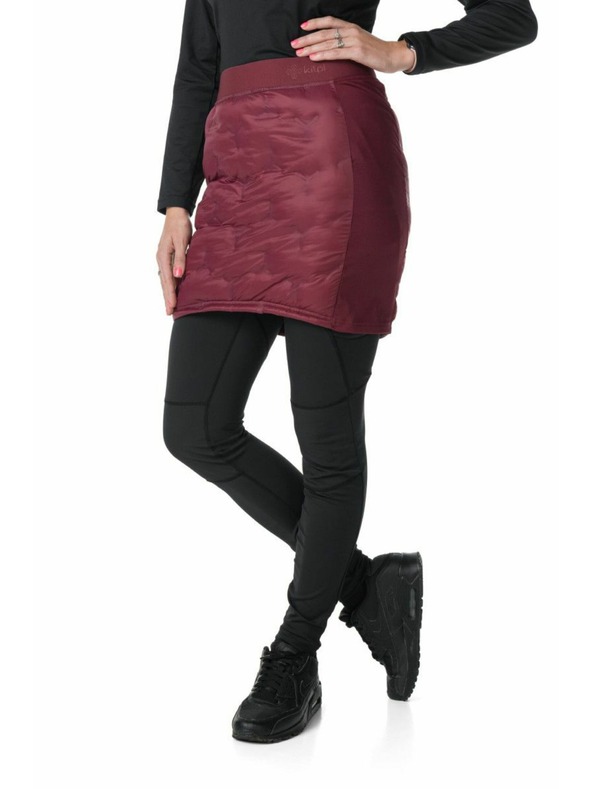 Kilpi Černá dámská zimní prošívaná sukně Kilpi LIAN