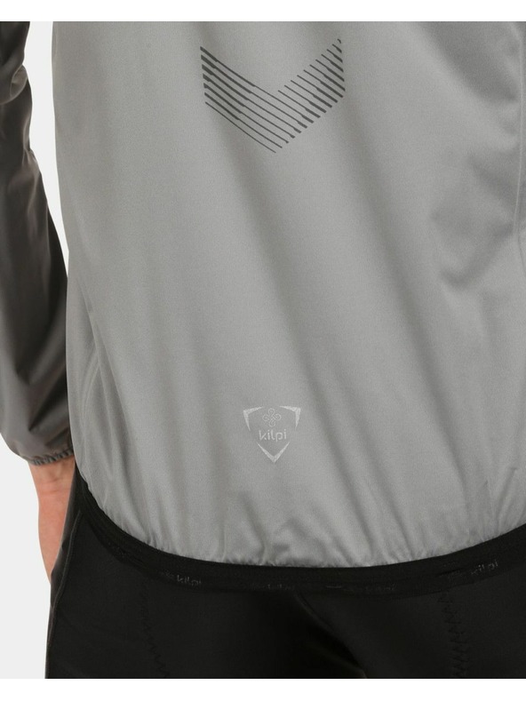 Kilpi Světle šedá pánská cyklistická bunda Kilpi Rainar-M