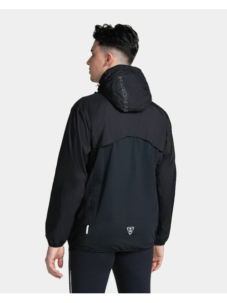Kilpi Černá pánská lehká anorak bunda Kilpi ANORI-M