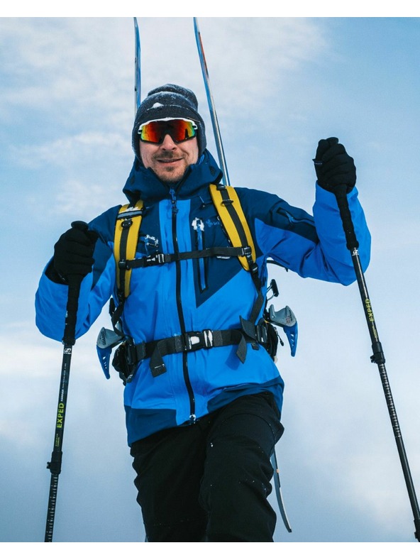 Kilpi Modrá pánská sportovní membránová bunda KILPI Hastar-M