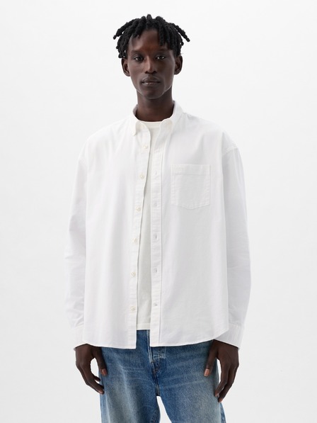 GAP Košile oxford logo oversize GAP