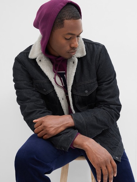 GAP Zateplená džínová bunda GAP