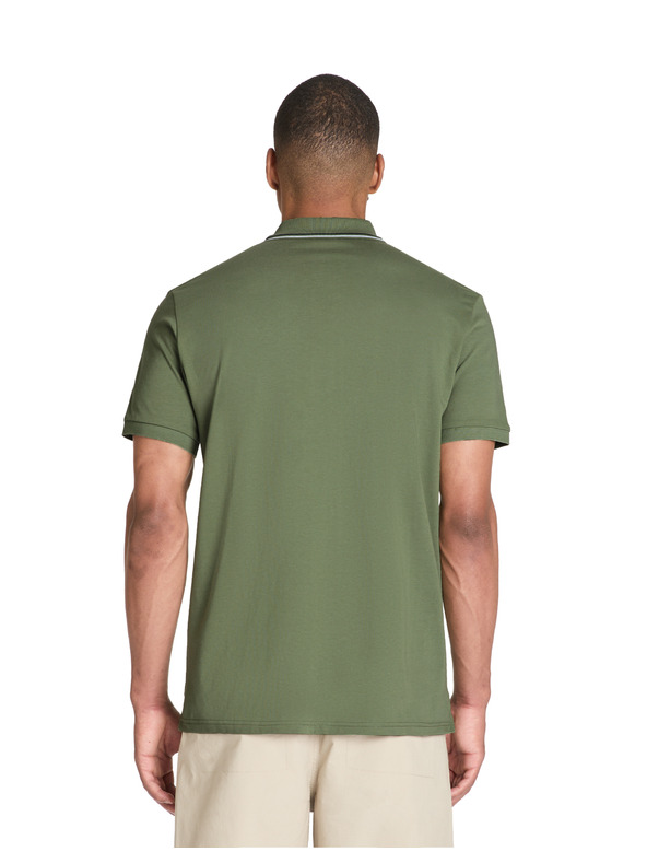 Celio Zelené pánské polo tričko Celio Jevrait