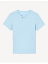 Celio Světle modré pánské tričko Celio Jenecko