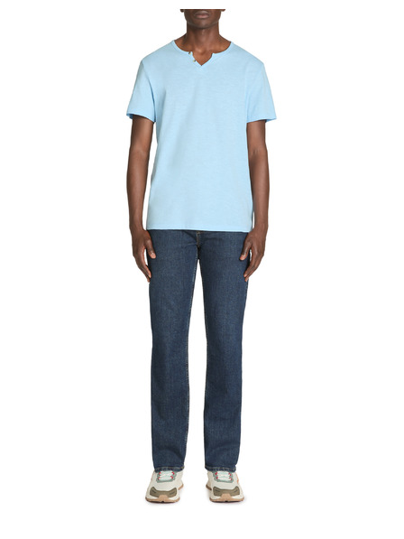 Celio Světle modré pánské tričko Celio Jenecko