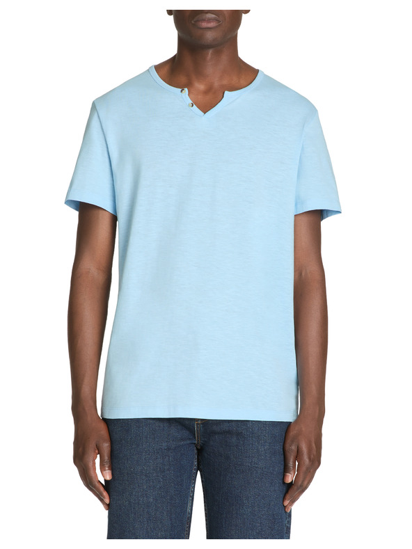 Celio Světle modré pánské tričko Celio Jenecko
