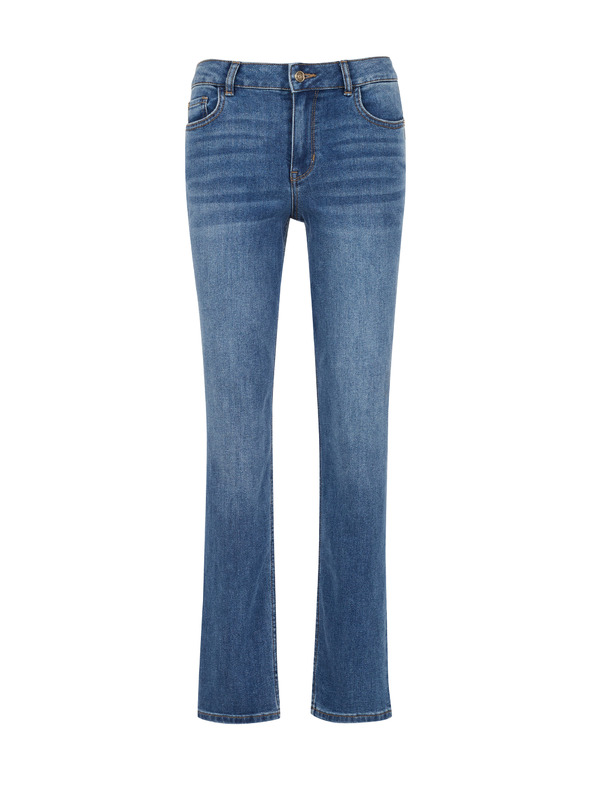 Orsay Tmavě modré dámské straight džíny ORSAY