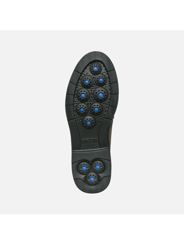 Geox Tmavě šedé dámské mokasíny Geox Spherica ec1