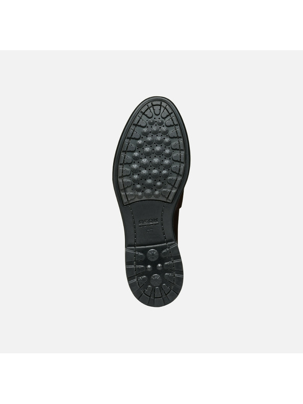 Geox Tmavě hnědé dámské mokasíny Geox Walk pleasure