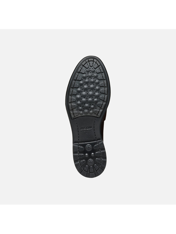 Geox Tmavě hnědé dámské mokasíny Geox Walk pleasure