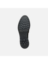 Geox Tmavě hnědé dámské mokasíny Geox Walk pleasure