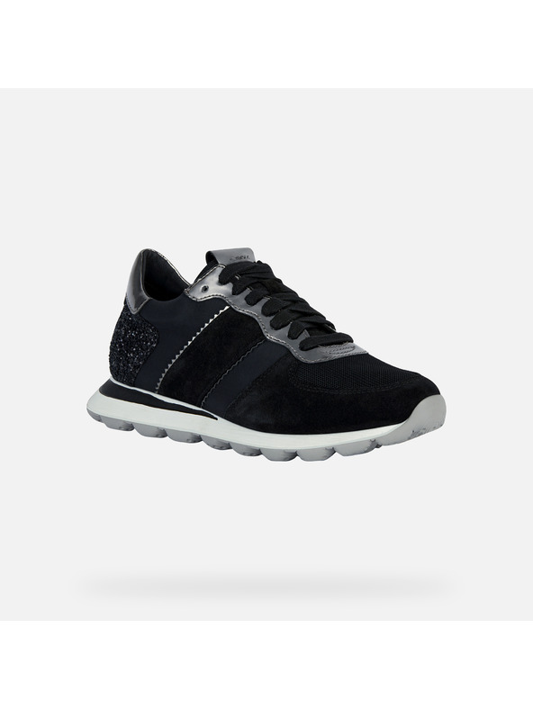 Geox Černé dámské tenisky Geox Spherica Vseries