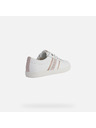 Geox Bílé dívčí tenisky Geox Kathe