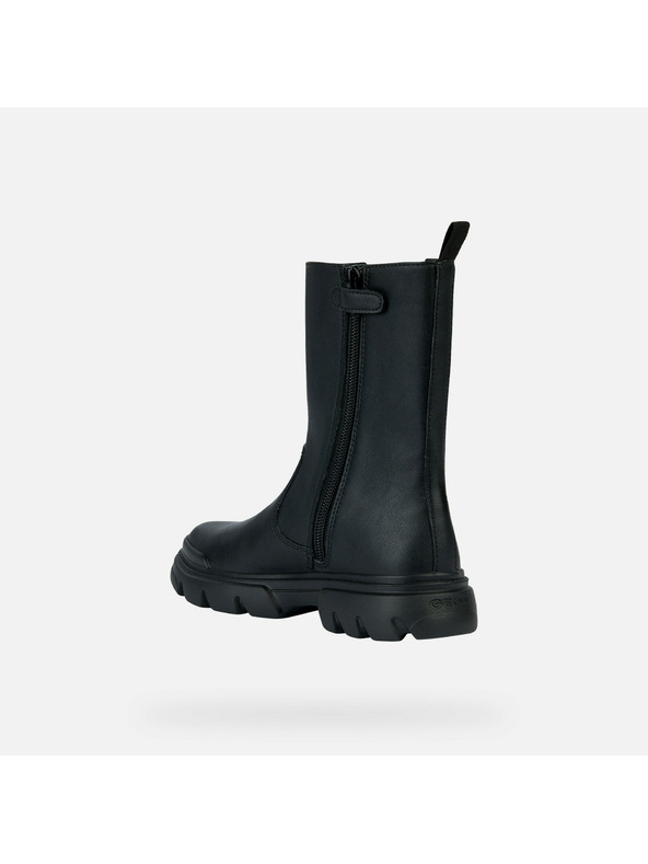 Geox Černá dívčí kotníková obuv Geox Junette