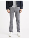 Celio Šedé chino kalhoty Celio Rouan