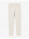 Celio Béžové pánské slim kalhoty Celio Jofive 30