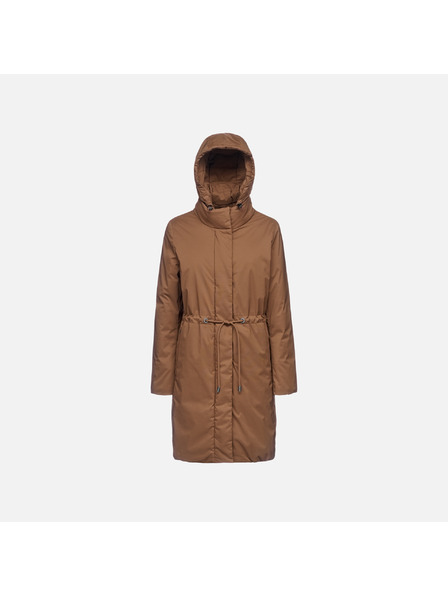 Geox Hnědý dámský kabát Geox Eleana