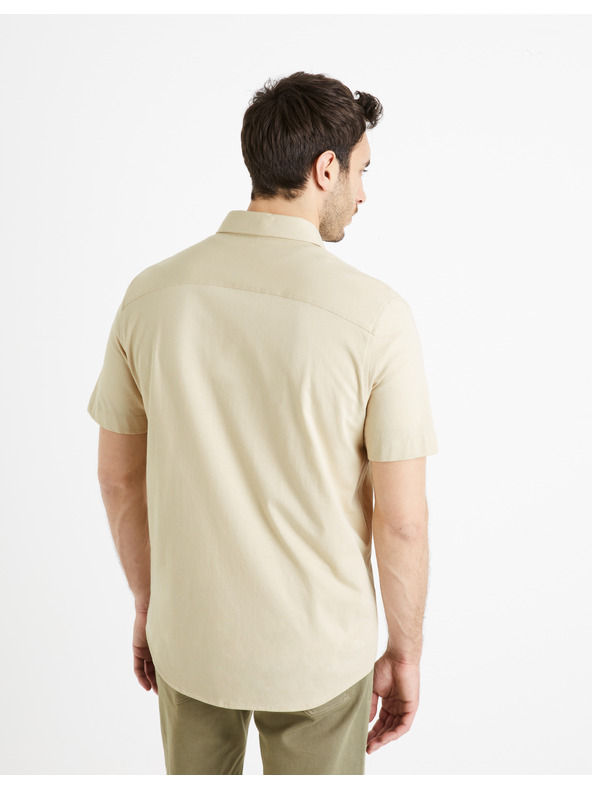 Celio Krémová pánská košile Celio Barik