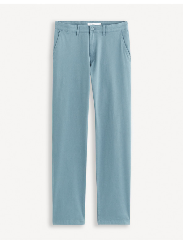 Celio Světle modré pánské chino kalhoty Celio Tohenri