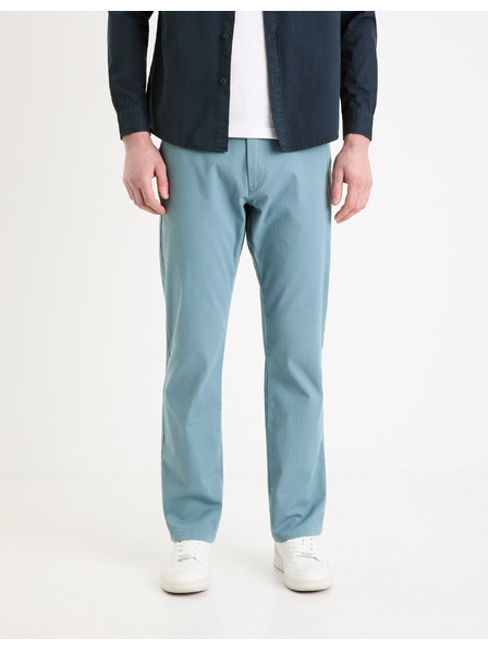 Celio Světle modré pánské chino kalhoty Celio Tohenri
