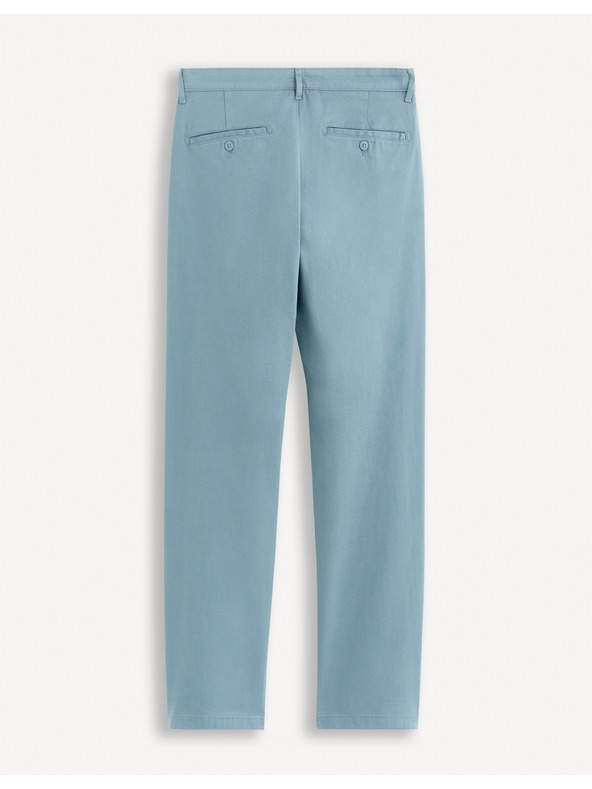 Celio Světle modré pánské chino kalhoty Celio Tohenri