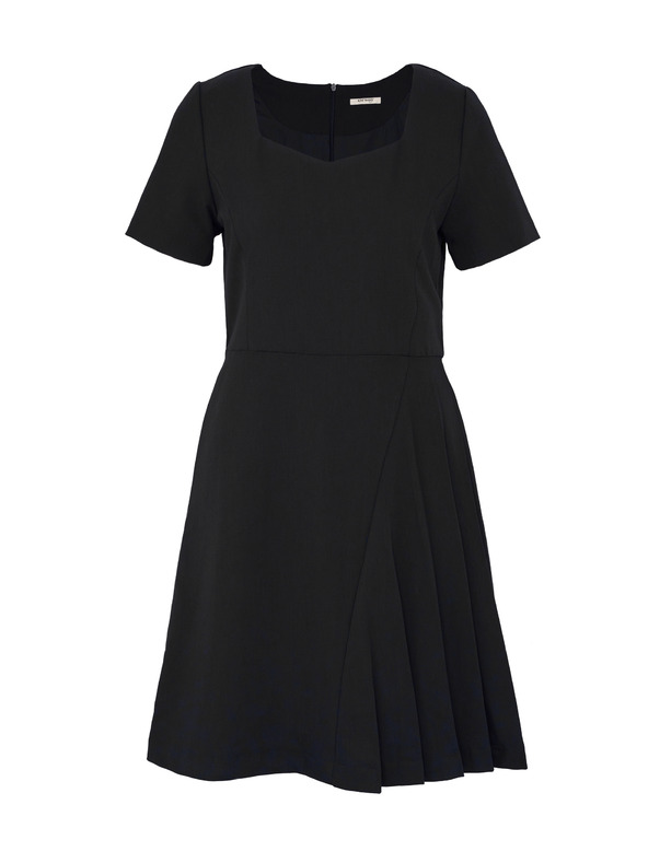Orsay Černé dámské šaty ke kolenům ORSAY