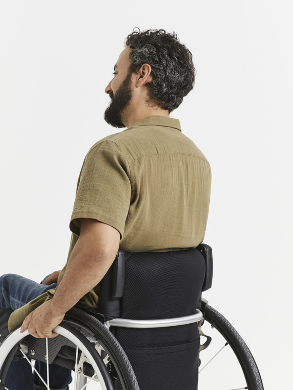 Celio Khaki pánská košile s kapsou Celio