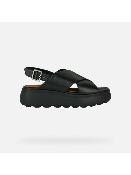 Geox Černé dámské sandály Geox Spherica EC4.1 S