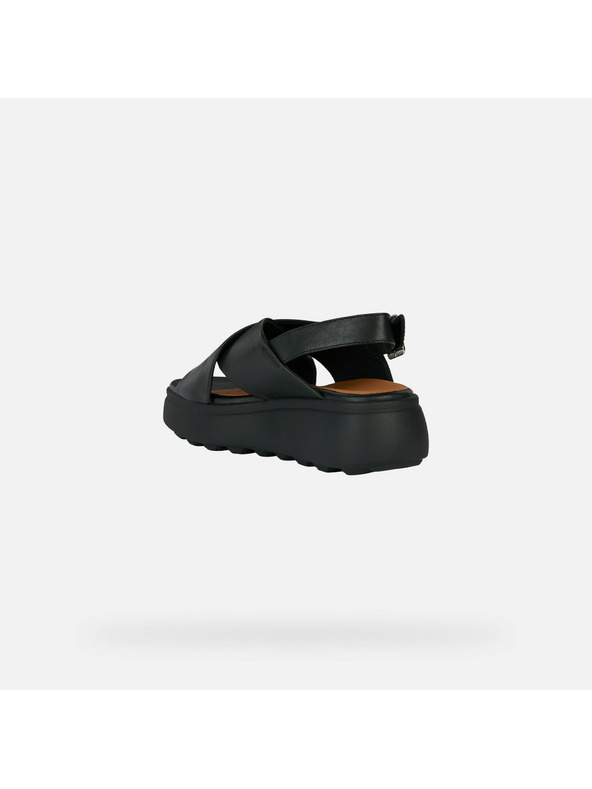 Geox Černé dámské sandály Geox Spherica EC4.1 S